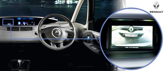Espace reversing camera screen